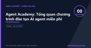 Agent Academy: Tổng quan chương trình đào tạo AI agent miễn phí của Microsoft