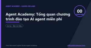 Agent Academy: Tổng quan chương trình đào tạo AI agent miễn phí của Microsoft