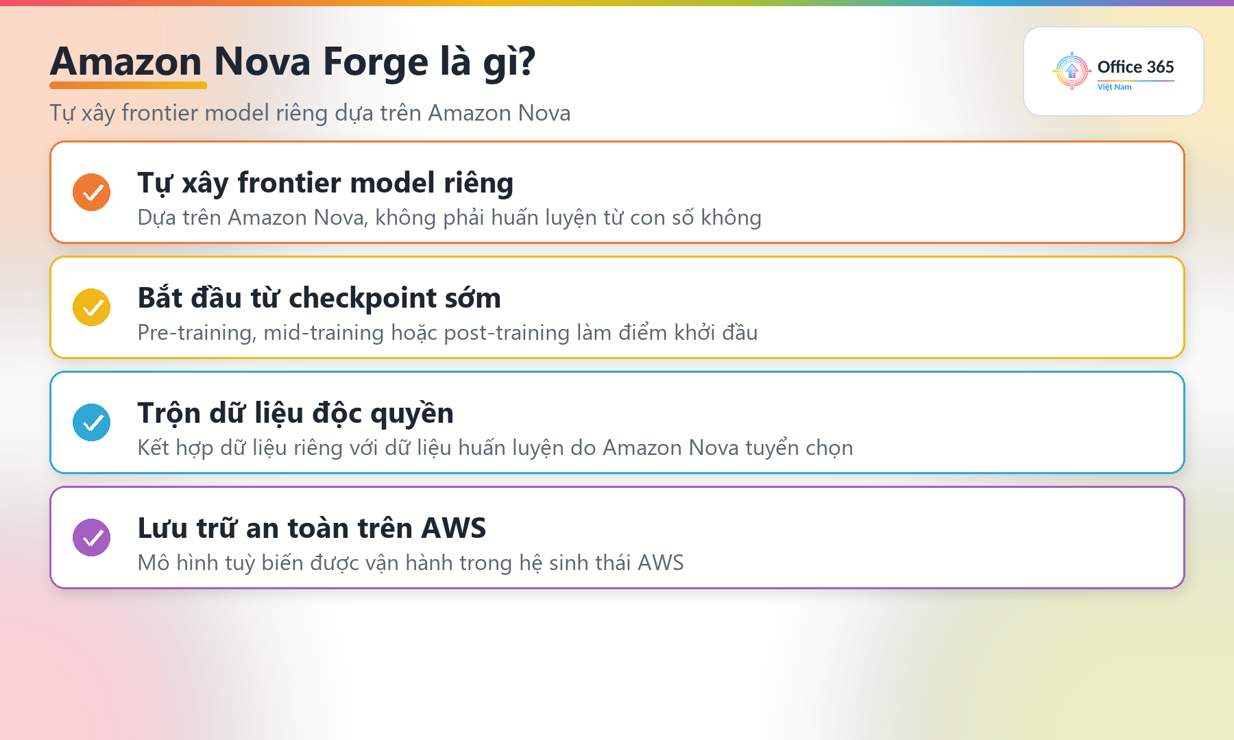 Amazon Nova Forge trong Amazon SageMaker AI console