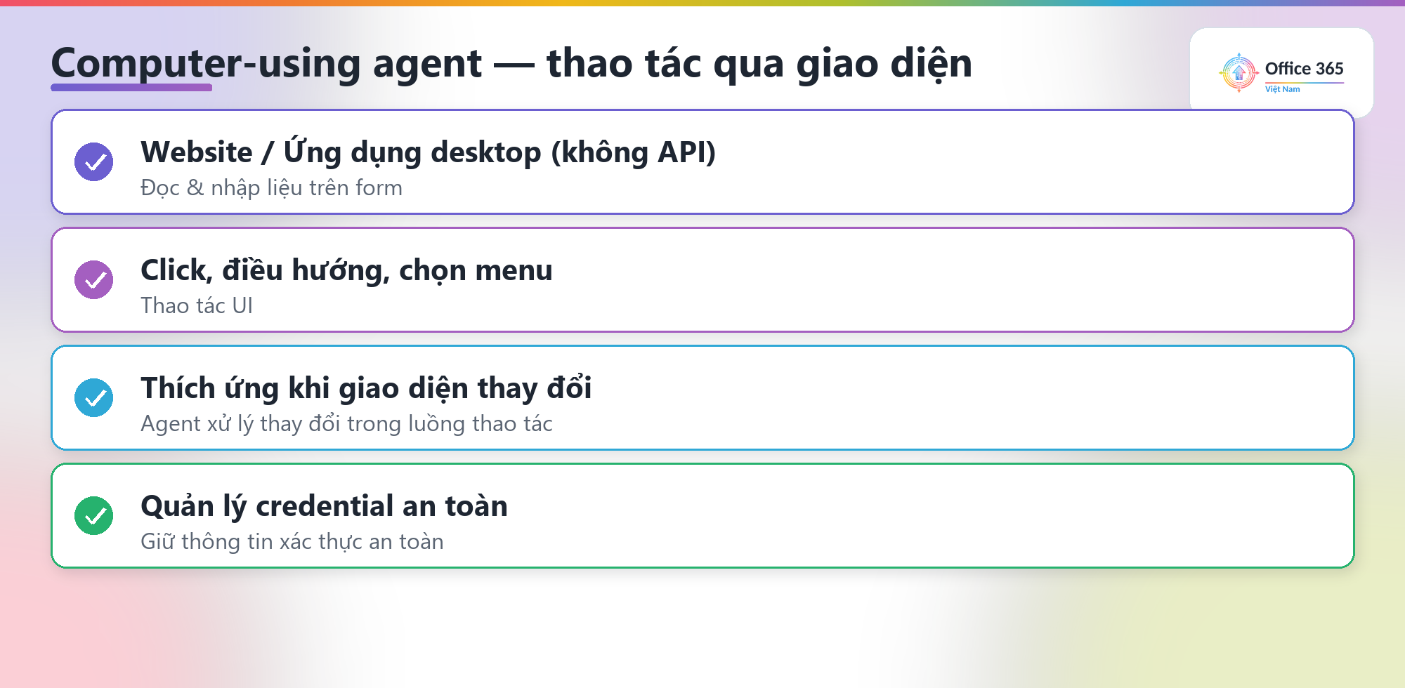Computer-using agent thao tác trực tiếp qua giao diện ứng dụng