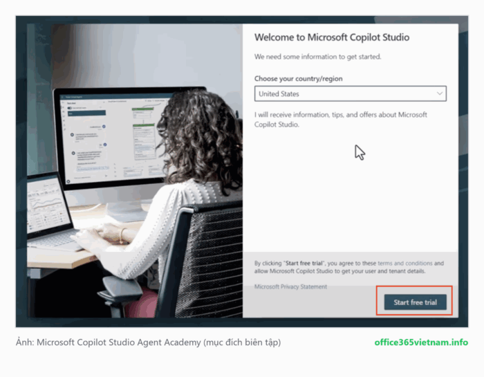 Recruit 00: Thiết lập môi trường Copilot Studio và SharePoint