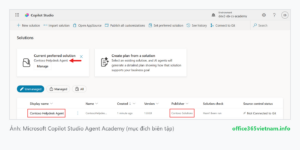 Recruit 04: Đóng gói agent thành Solution tái sử dụng