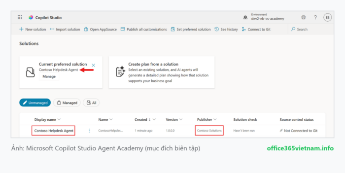 Recruit 04: Đóng gói agent thành Solution tái sử dụng