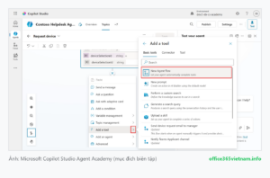 Recruit 09: Tự động hoá với Agent Flow trong Copilot Studio