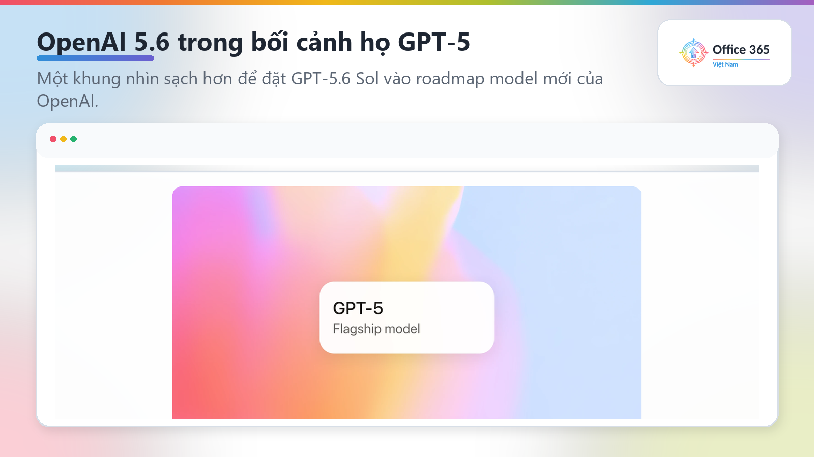OpenAI 5.6 trong bối cảnh họ GPT-5 của OpenAI