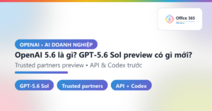 OpenAI 5.6 - cover tóm tắt GPT-5.6 Sol preview cho doanh nghiệp
