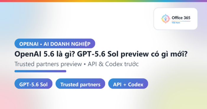 OpenAI 5.6 - cover tóm tắt GPT-5.6 Sol preview cho doanh nghiệp