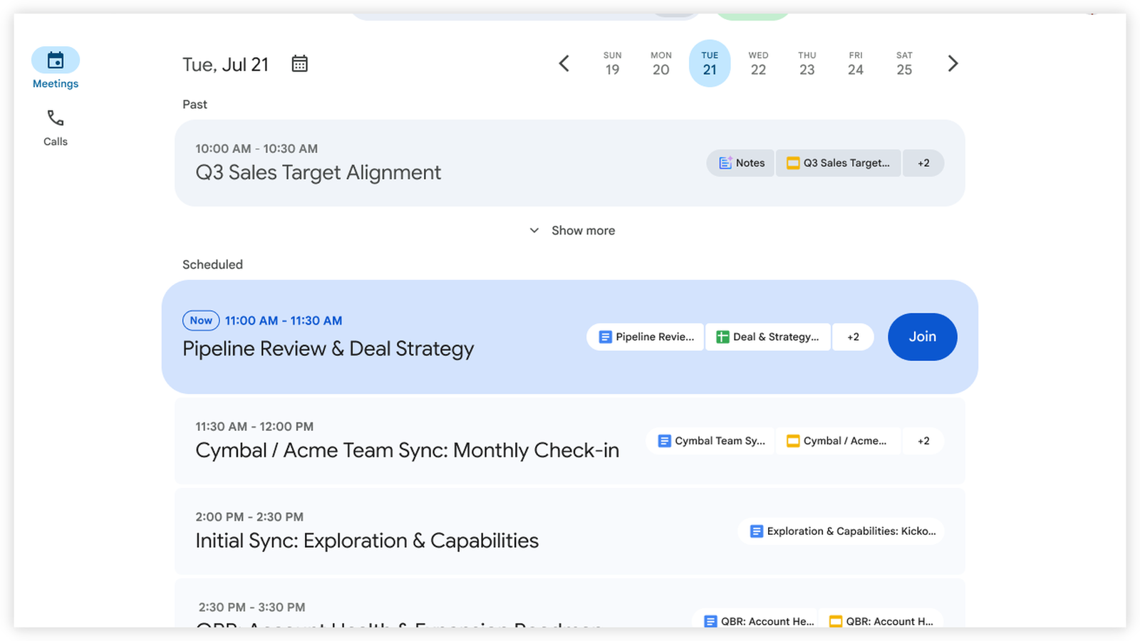 Google Meet lưu notes vào Drive trên trang chủ Meet mới