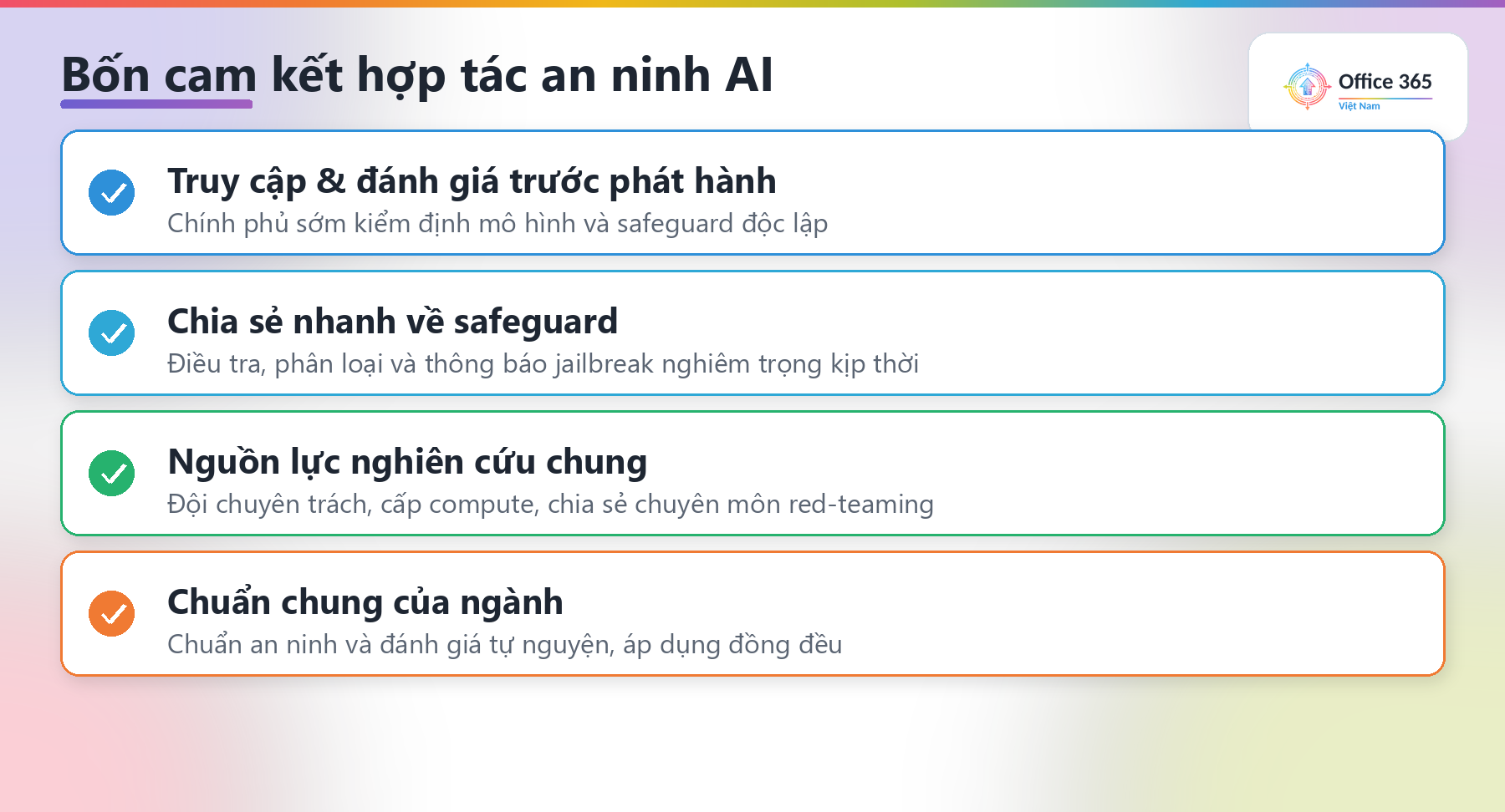 Cam kết hợp tác giữa Anthropic và chính phủ Mỹ về an ninh AI