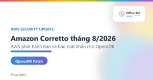 Amazon Corretto tháng 8/2026