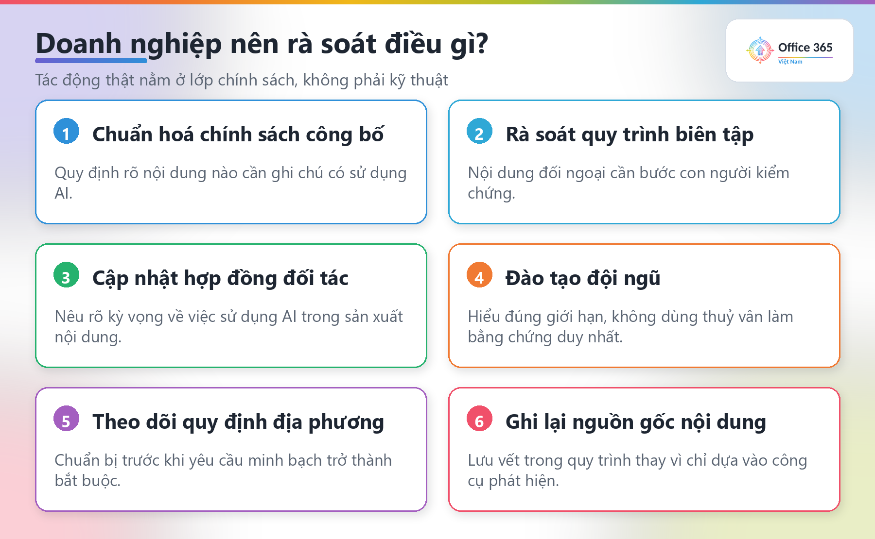 Việc doanh nghiệp nên làm khi thuỷ vân văn bản AI được áp dụng