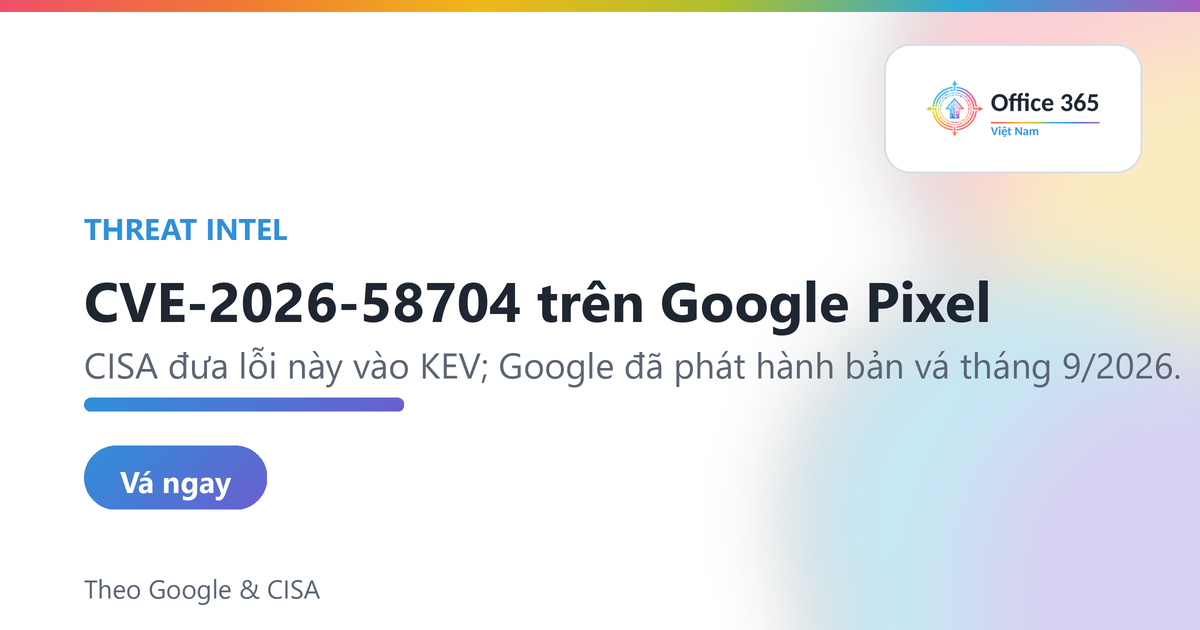CVE-2026-58704 Google Pixel