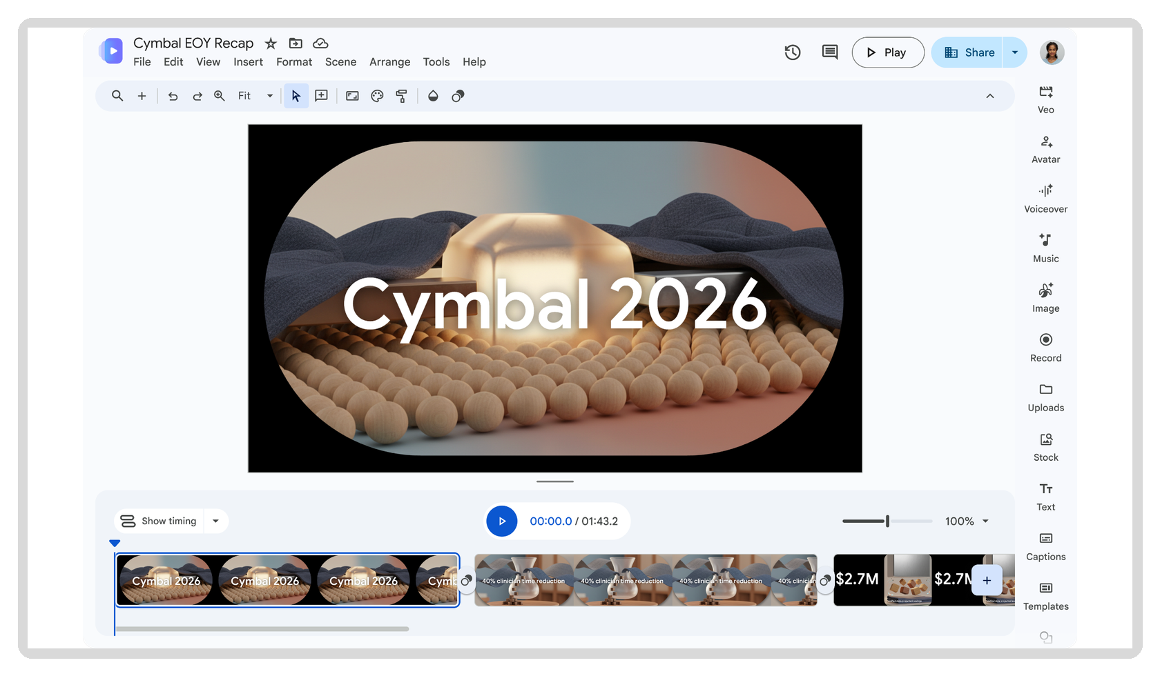 Google Vids tạo video tóm tắt với storyboard và cảnh được AI đề xuất